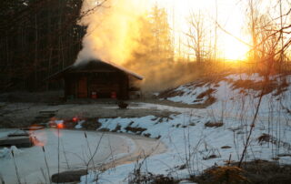 Estonia traditional sauna